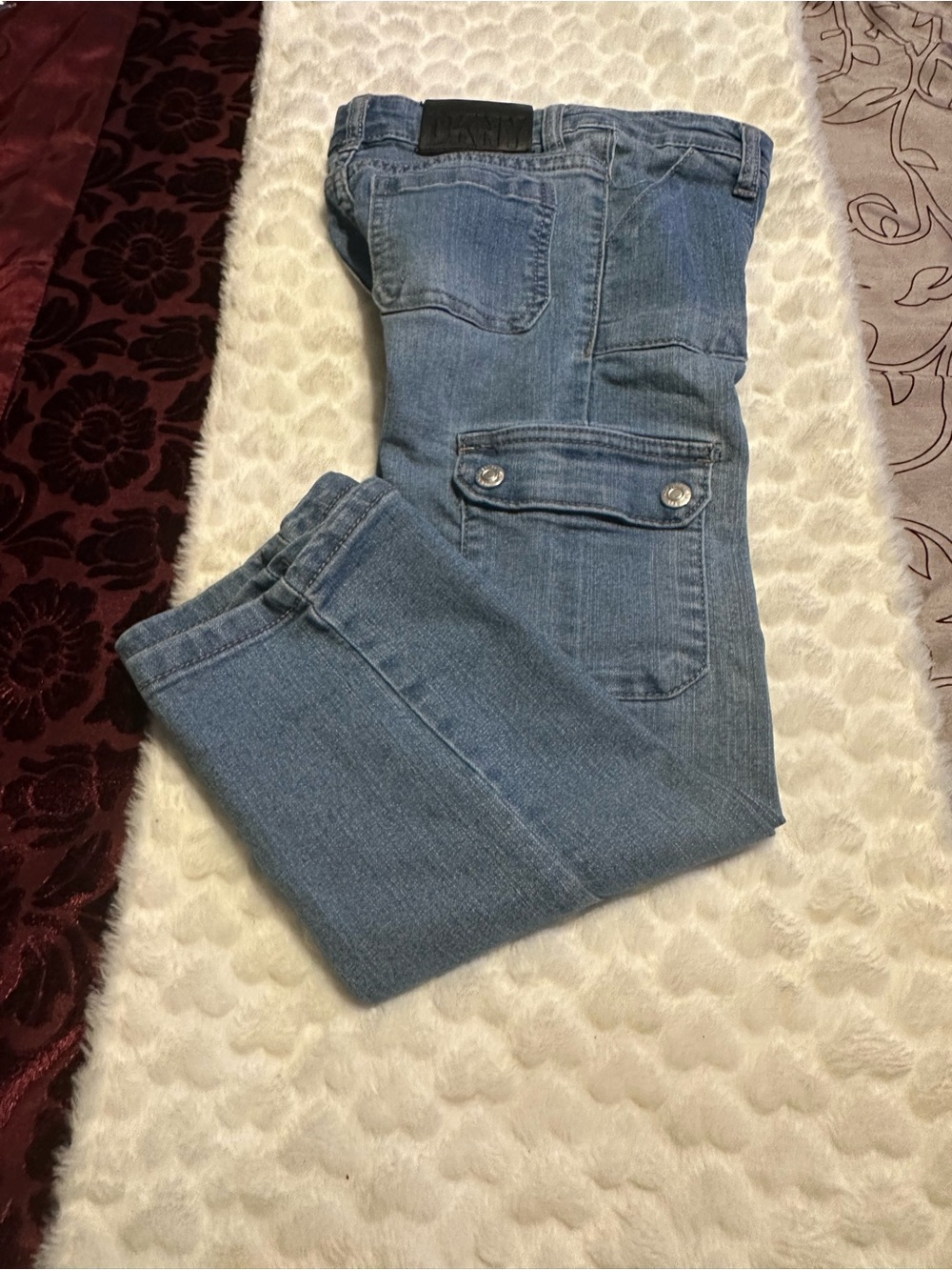 DKNY Light Blue Kids' Stretch Denim Jeans